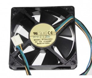 EVERFLOW 80*25mm 8CM R128025DU 12V 0.24A 4 wires 4 Pins Case Fan CPu cooler