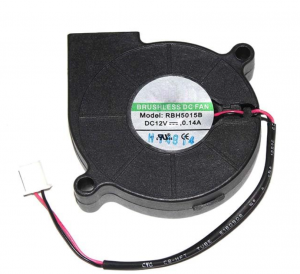 XFan 5CM RBH5015B 12V 0.14A 2 Wires Blower Fan