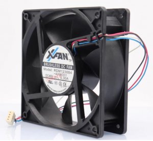 Xfan RDM1238B4 A36bD01 48V 0.30A 4 Wires Axial Cooling Fan 120x38mm