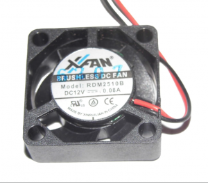 25mm 2510 RDM2510B 12V 0.08A 2 Wires 2.5CM mini Cooling