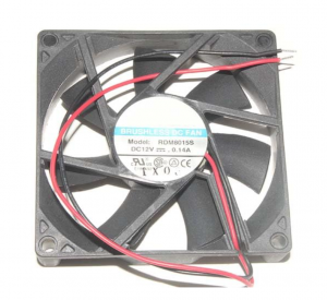 XFAN 80MM RDM8015S 12V 0.14A 2 Wires 8CM cooling Fan 80x80x15mm