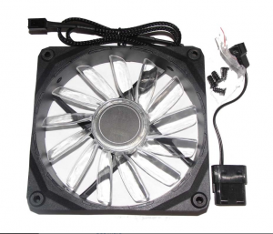 NZXT 120*25mm 12CM RF-FZ120-U1 12V 0.3A 3 wires 3 pins blue led case fan