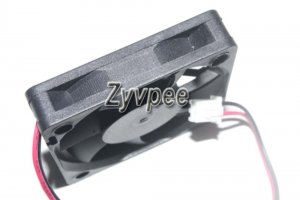 Zyvpee 50mm RDM5010B 12V 0.08A 2 Wires 5CM CPU Cooling Fan 50x10mm