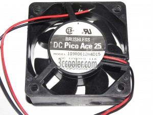 SANYO 6025 60*25mm 109R0612H4D15 12V 0.11A 2 Wires Case fan 6CM server cpu cooler