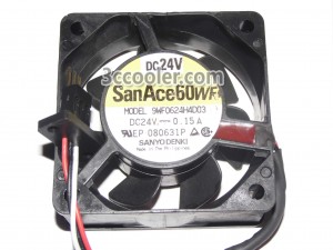 SANYO 6025 9WF0624H4D03 24V 0.15A A90L-0001-0508 3Wire Fanuc Fan