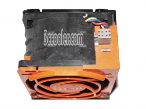 SANYO 6038 9GA0612P1J611 RM4HX 12V 1.5A 4 Wires 4 Pins Server Fan with orange brakcet for DELL PowerEdge R720/R820