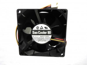 SANYO 8025 9A0812H409 12V 0.13A 3 Wires 3 Pins Cooling fan