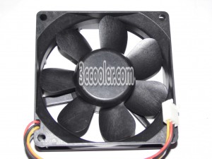 SANYO 8025 8CM 9A0812S408 12V 0.18A 3 Wires 3 Pins Case Fan