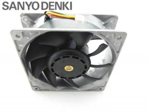 SANYO DENKI 120x38mm 9SG1224P1G06 24V 2.0A 4 Wires 4 Pins PWM Axial Fan For Mobile Station