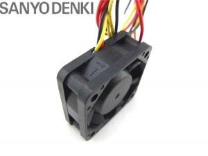 SANYO DENKI 40x15mm 109P0424H7D01 24V 0.08A 3 Wires FANUC Axial fan