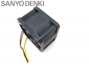 SANYO DENKI 40x28mm 109P0412K3143 12V 0.55A 3 Wires 3 Pins Axial fan For instruments