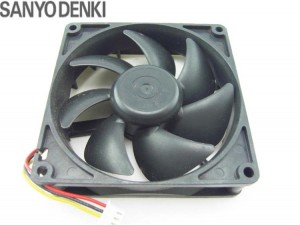 SANYO DENKI 92x25mm 9A0948S4E03 48V 0.08A 3 Wires 3 Pins Axial fan For server