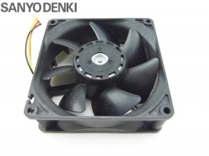 SANYO DENKI 92x32mm 9G0912S204 12V 0,38A 3 Wires Axial Fan For instruments