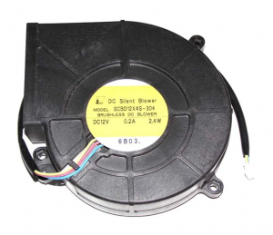 Servo 12032 12CM SCBD12X4S-304 12V 0.2A 2.4W 3 Wires 3 Pins Blower Case Fan