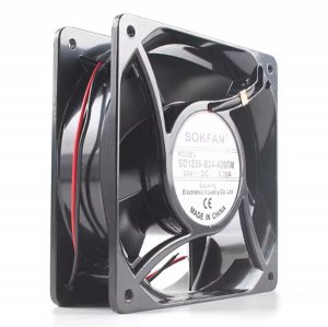 Zyvpee 4-inch all metal high-temperature resistant cabinet fan SD1238-B24-4000M 24V