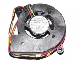 Toshiba 6CM 6023 SF6023LH12-02A NFANSA027WJZZ 12V 170mA 3 Wires 3 Pins Case Blower