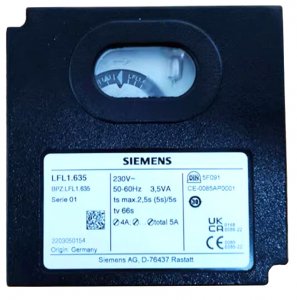 SIEMENS FLAME RELAY LFL1.635 230Vac 3.5VA for Burner