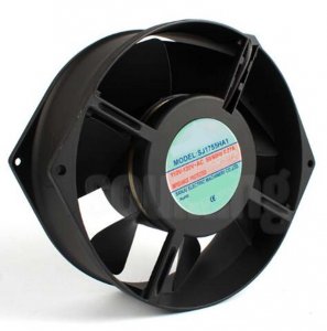 172mm SJ1755HA1 110-120V 0.27A 2 Pins Cabinet AC Cooling Fan for Compressor 172x150x55mm