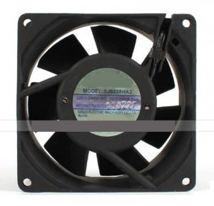 92mm SJ9238HA2 220-240Vac 0.1A 2 Pins Cabinet Axial Cooling Fan 92x92x38mm