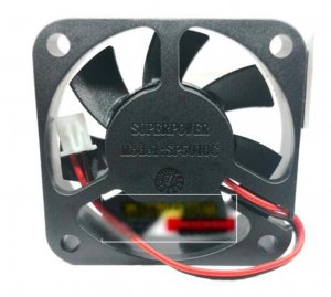 Zyvpee 50MM SP5010C 12V 2 Wires Cooling Fan for A/B/C Universal Electric Battery Car 50x50x10mm