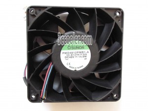 SUNON 12038 12CM PMD4812PMB1-A (2).B1249.F.GN 48V 14.9W 4 Wires 4 Pins Case Fan