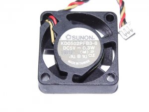 SUNON 2510 KD0502PFB3-8 5V 0.3W 3 Wires 3 Pins For Satellite 1605CDS