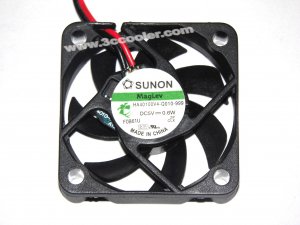 SUNON HA40100V4-Q010-999 4010 5V 0.6W 2 Wires Cooler Fan