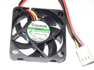 SUNON HA40101V4-0000-C99 4010 12V 0.8W 3 Wires Cooler Fan