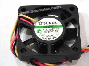 SUNON KDE1204PFV2 11.MS.B1959.AF.GN 12V 1.2W 3 Wires 4010 4CM Cooler Fan