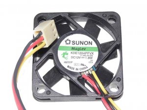 SUNON KDE1204PFVX 11.MS.AF.GN 4010 12V 1.8W 3 Wires Cooler Fan