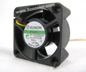 SUNON GM1204PKBX-8A (2).B289.F 12V 2.4W 3 Wires Cooler Fan 4020