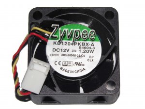 SUNON KD1204PKBX-A B4604-3 12V 1.2W 3Wires 800-26046-03 Cooling Fan 40x20mm