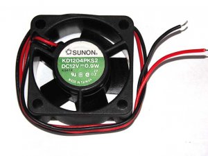 SUNON KD1204PKS2 12V 0.9W 2 Wires Cooler Fan 4020 4CM