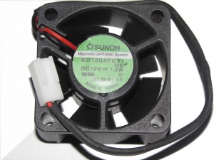 SUNON KD1204PKV1 MS 12V 1.2W 2 wires 2 pins case fan 40*20mm
