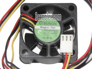 SUNON KDE1204PKV2 12V 0.8W 3 Wires 3 Pins Case Fan 4020 4CM