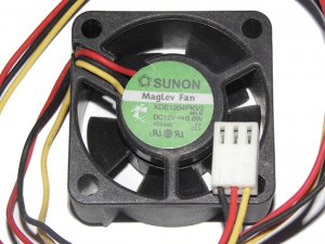 SUNON KDE1204PKV2 12V 0.8W 3 Wires 3 Pins Case Fan 4020 4CM