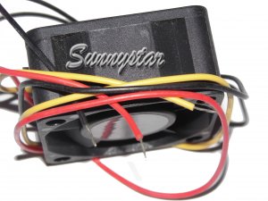 SUNON KDE1204PKVX MS.AF.GN 12V 1.4W 3 Wires Cooler Fan 4020 4CM