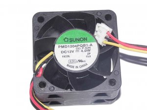 SUNON PMD1204PQB1-A 12V 4.0W 3 Wires 3 Pins Case Fan 4028 4CM