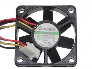 SUNON KDE1245PFV1 11.MS.B1524.AF.GN.X 12V 1.7W 3 Wires 3 Pins Case Fan 4510 45mm