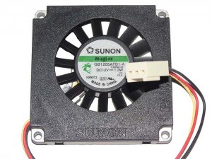 SUNON GB1205AFB1-A F.B358.GN 12V 1.3W 3 Wires 3 Pins centrifugal fan For notebook