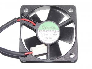 SUNON KDE2405PFB1-8 24V 1.0W 2 Wires DC Case Fan 50x10mm