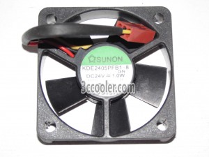 SUNON KDE2405PFB1-8 G.N 24V 1.0W 3 Wires 3 Pins Case Fan 50x10mm