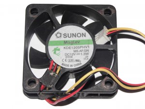 SUNON KDE1205PHV1 MS.AF.GN 12V 1.3W 3 Wires 3 Pins Case Fan 5015 5CM