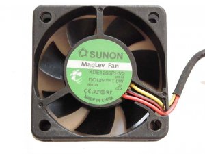SUNON KDE1205PHV2 MS.M 12V 1.0W 3 Wires 3 Pins Case Fan 50x15mm