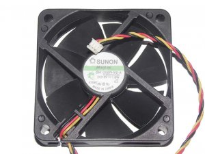 SUNON GM1206PHV2-A 13.B2025.R.X.GN 12V 1.0W 3 Wires Fan 60x15mm for K7606T Mitsubishi WD-65738 DLP