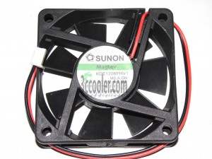 SUNON KDE1206PHV1 MS.A.GN 12V 1.6W 2 Wires 2 Pins Cooling Fan 6015 6CM