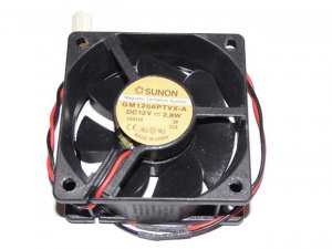 SUNON GM1206PTVX-A 12V 2.8W 2 Wires 2 Pins Case Fan 60*25mm 6CM