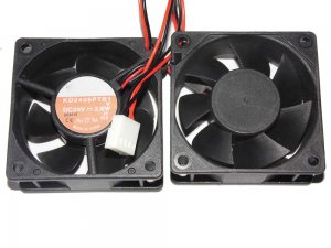 SUNON 6025 2 Pcs/Group KD2406PTB1 24V 2.6W 4 Wires 4Pins Case Fan