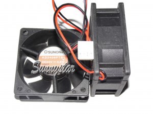 SUNON 6025 2 Pcs/Group KD2406PTB1 24V 2.6W 4 Wires 4Pins Case Fan