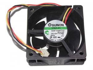 SUNON KDE1206PTV2 MS.AF.GN 12V 0.8W 3 Wires Case Fan 60x25mm For HW41NL